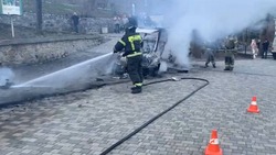 Электрокар загорелся в Железноводске