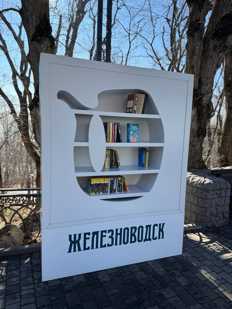 Стенды народной библиотеки для обмена книгами поставили в Железноводске