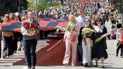 Колонна Бессмертного полка прошла в Железноводске 9 Мая