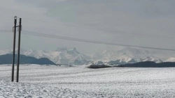 Снег выпал в Железноводске в конце апреля