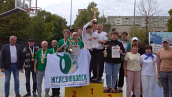 Команда из Железноводска заняла второе место на краевой ветеранской спартакиаде