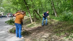 Субботник проходит в Железноводске 27 апреля
