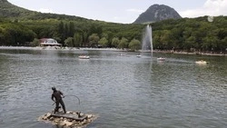 Глэмпинг появился на Курортном озере Железноводска