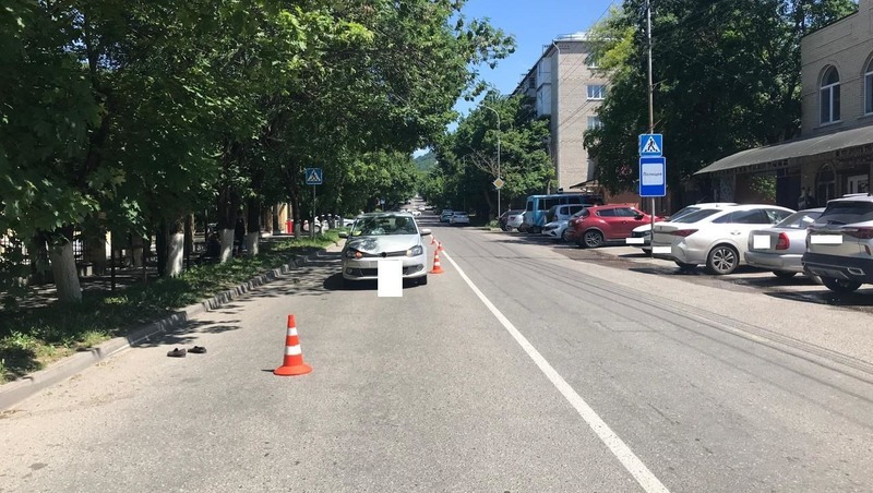 Невнимательный водитель наехал на пешехода в Железноводске